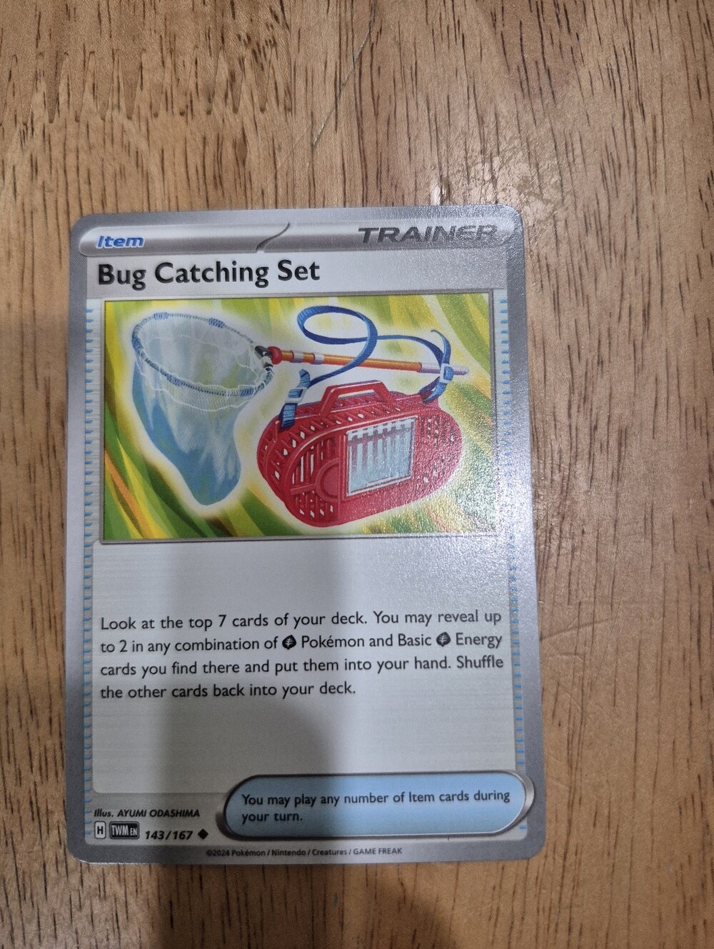QTY 10 Pokémon Trainer Card Bug Catching Set